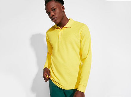 poloshirts langarm bedrucken