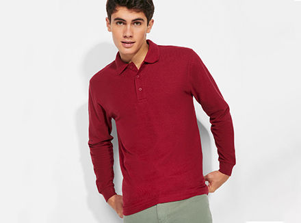 poloshirts langarm bedrucken