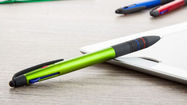 Mehrfarbiger Stift bedrucken