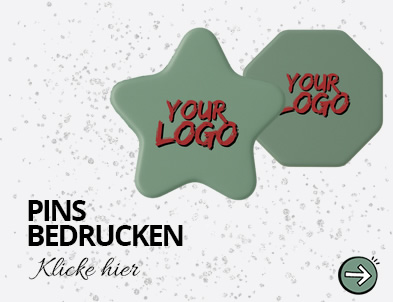 Anstecker und Pins bedrucken