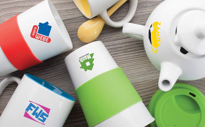 Tampondruck auf keramik