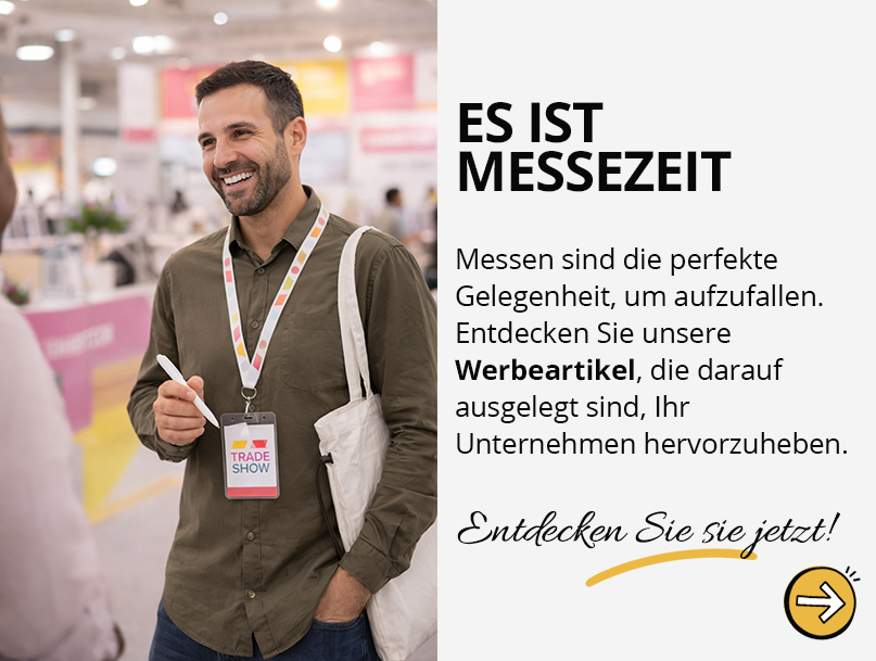 Werbeartikel für Messen