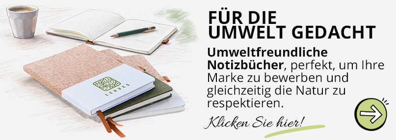 Notizbücher Natur bedrucken
