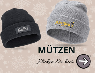 Mützen bedrucken
